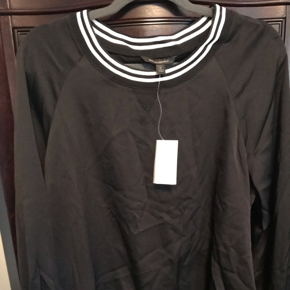 Banana Republic Crepe Jersey Crewneck